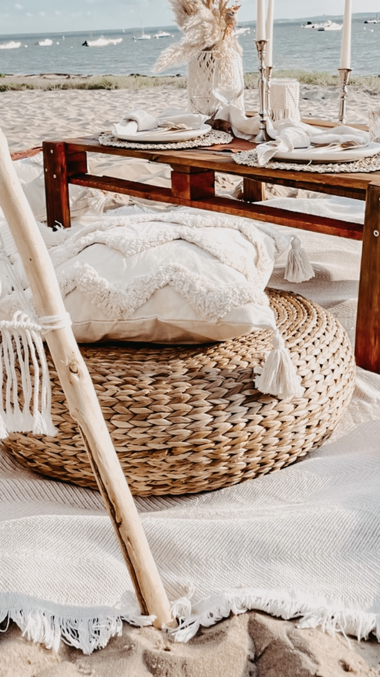 Pouf naturel