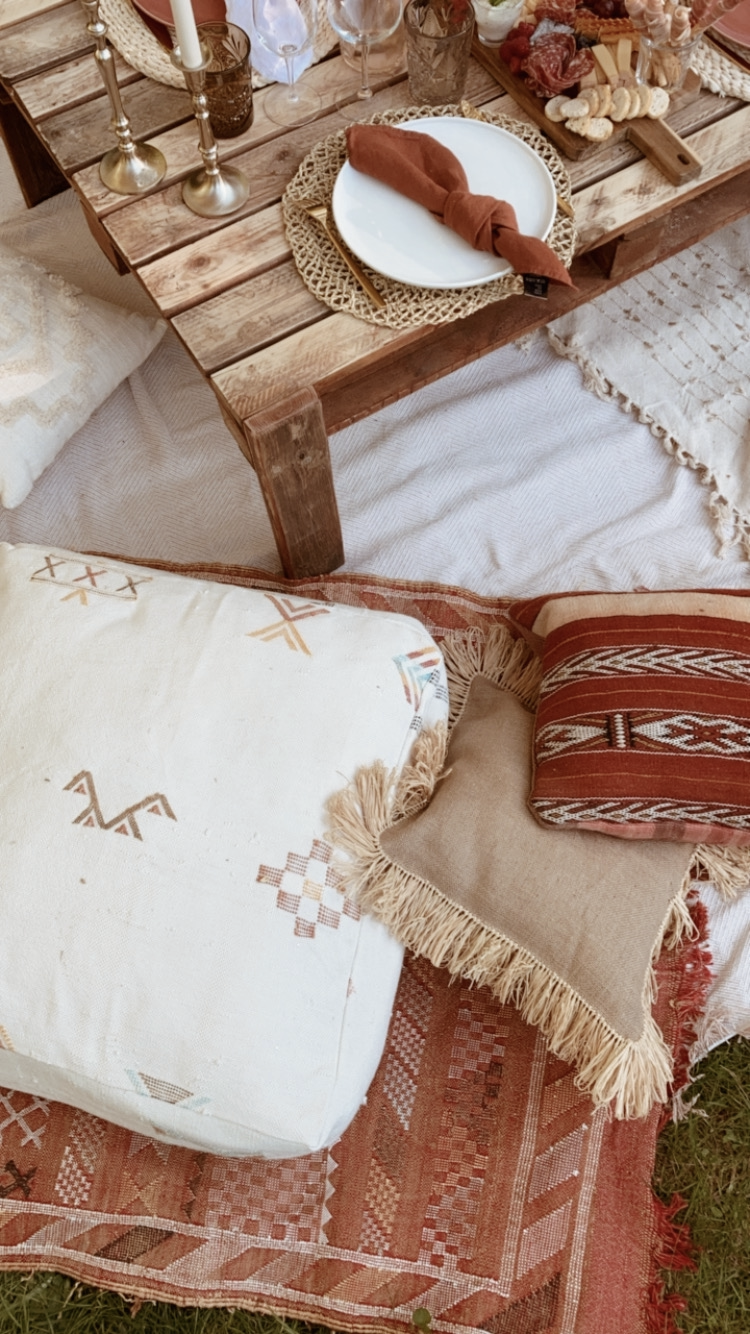 Pouf marocain