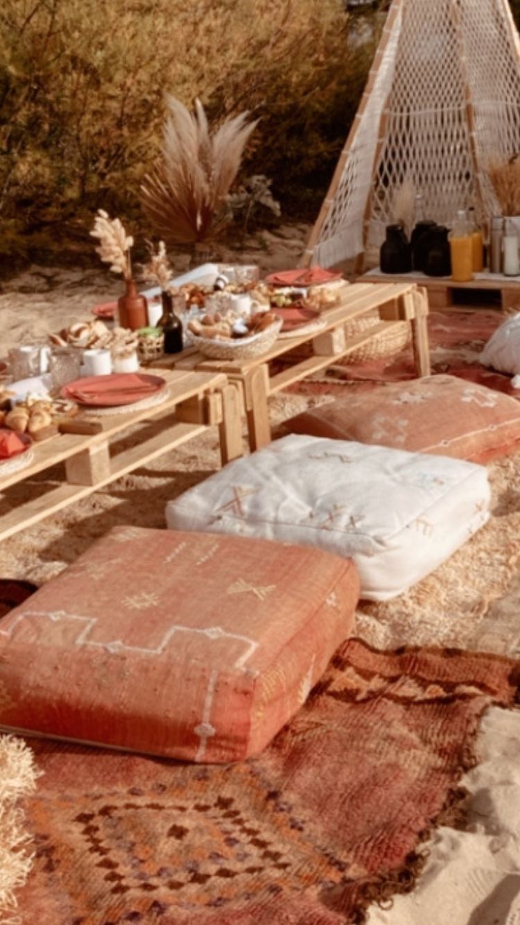 Pouf marocain